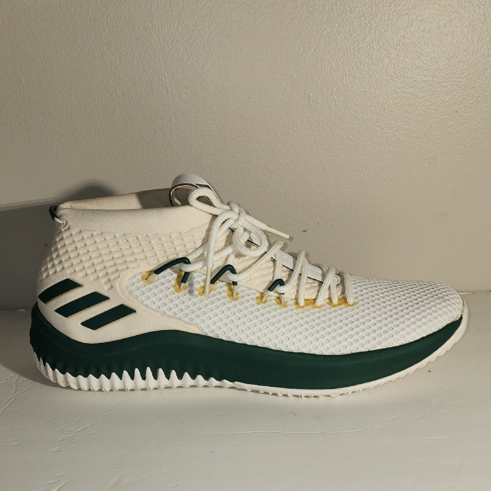 adidas White and Green Sneakers
